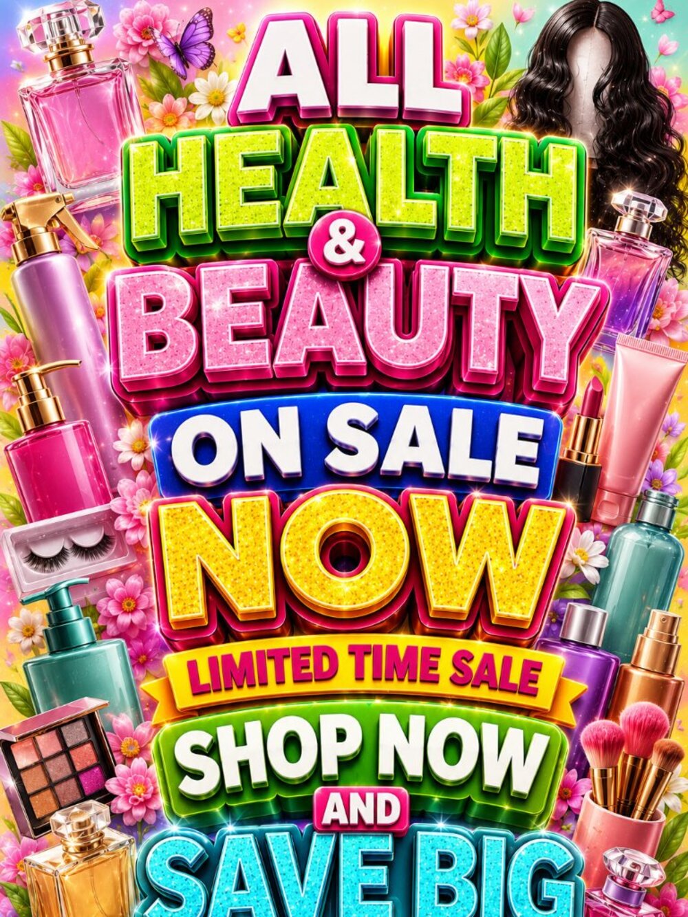 ALL HEALTH AND BEAUTY PRODUCTS NOW ON SALE